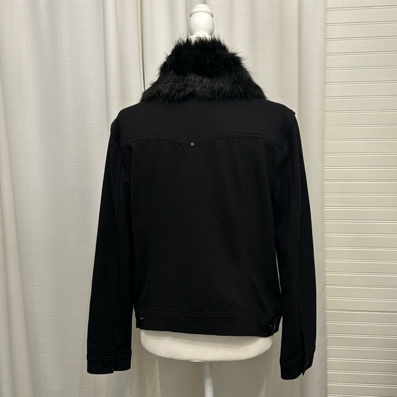 Liverpool black Ponte fabric for trimmed jacket size large - Picture 4 of 8